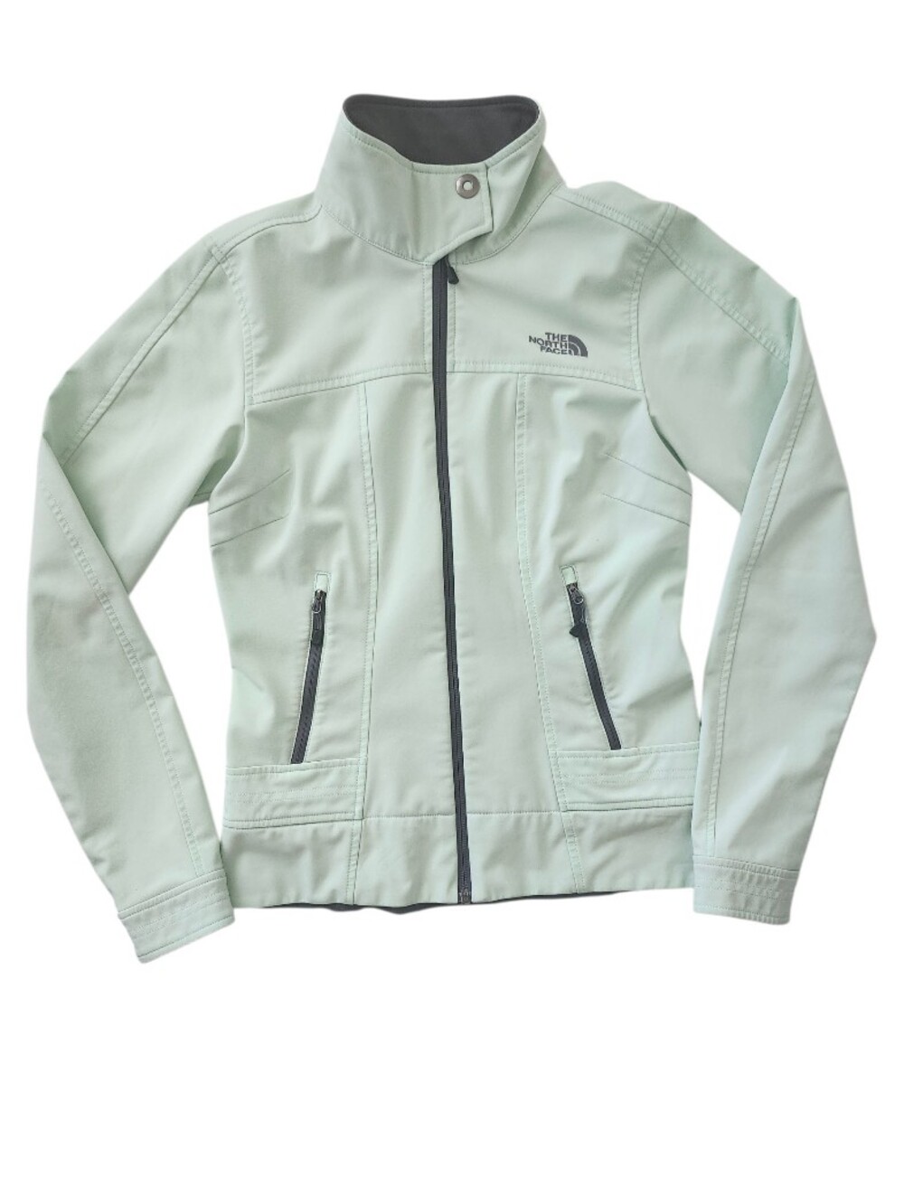 The North Face Womens Calentito Softshell Jacket Seafoam Green Sz XS